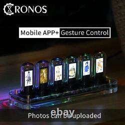 Digital Analog-IPS RGB Digital Clocks Electronic Nixie Table Tube App Control