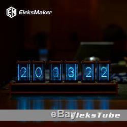 Digital Clock NIXIE Tube Clock Kit DIY Electronic Retro 6-Bit RGB LED Glow Clock