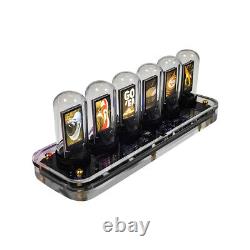 Digital IPS Color Screen Quasi Nixie Tube Desktop Electronic Calendar H7U6