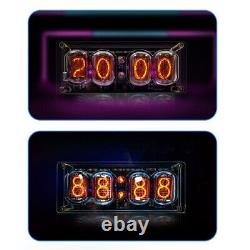 Digital Tube Clock Nixie Tube Fluorescent IN-12 11.54.54.5cm 225 Colors Light