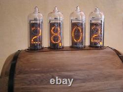 Dual Display Combo Clock Thermometer Hygrometer Nixie Clock with IN12 IN14 Tubes