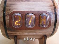 Dual Display Combo Clock Thermometer Hygrometer Nixie Clock with IN12 IN14 Tubes
