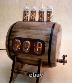 Dual Display combo Nixie Clock Thermometer Hygrometer IN12 IN14 tubes Monjibox