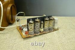 ELEKTRONIKA G9.04. USSR /Russian VFD Nixie Tube clock + 2 Nixie Tubes (59)