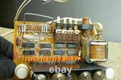 ELEKTRONIKA G9.04. USSR /Russian VFD Nixie Tube clock + 2 Nixie Tubes (59)