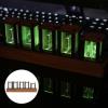 Electronic Nixie Clock Rgb Clock Large Display Wooden Base Home Decoration