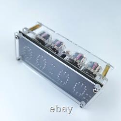 Elegant IN12 Glow Tube Nixie Clock 225 Colors Light Time and Date Display