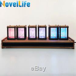 Elekstube Retro Desk Clock Glow Digital Clock Nixie Tube Kit DIY Electronic