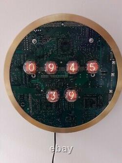 German Nixie Z560M in Wall round clock