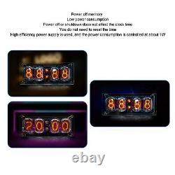 Glow Tubes Analog Clock ABS Tube Clock For Bedroom? Yw