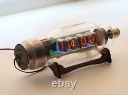 Handmade Nixie lamp craft Watches inside a Soviet Cold War lamp