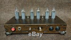 Handmade Retro Nixie Tube Clock With Easy Replaceable IN-14 Russian Tubes