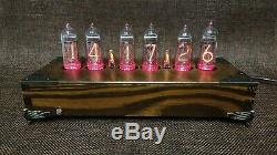 Handmade Vintage Nixie Tube Clock With Easy Replaceable IN-14 Russian Tubes #1