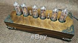 Handmade Vintage Nixie Tube Clock With Easy Replaceable IN-14 Russian Tubes #1