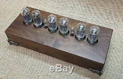 Handmade Vintage Style Nixie Clock With Removable Z573M German Nixie Tubes #2