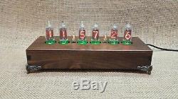 Handmade Vintage Style Nixie Clock With Removable Z573M German Nixie Tubes #2