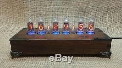 Handmade Vintage Style Nixie Clock With Removable Z573M German Nixie Tubes #4