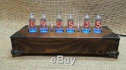 Handmade Vintage Style Nixie Clock With Removable Z573M German Nixie Tubes #6