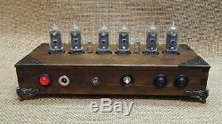Handmade Vintage Style Nixie Clock With Removable Z573M German Nixie Tubes #6