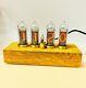 Handmade Steampunk Nixie Clock In-14 Tubes With Alarm