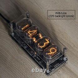 High Grade Acrylic IN12 Nixie Tube Clock Timing Switch Low Power Consumption