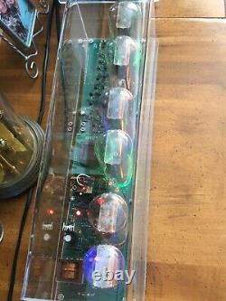 Homemade 6-digit B7971 Nixie clock with wifi /gps & scrolling text message b7971