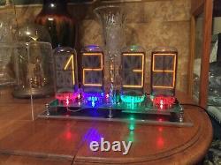Homemade B7971 Nixie clock with wifi connection & scrolling text message b7971