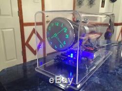 Homemade Mini Oscilloscope Clock 3RP1 3 CRT Cathode ray tube Scope Nixie