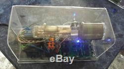Homemade Mini Oscilloscope Clock 6Lo2A blue CRT Cathode ray tube Scope Nixie