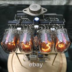 IN 12 Nixie Tube Clock DIY Kit Transparent Visual Design High Accuracy