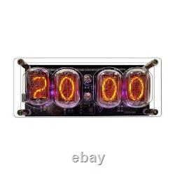 IN 12 Nixie Tube Clock for Living Room and Bedroom Decoration Lightweight Build