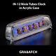 In-12 Nixie Tubes Clock In Acrylic Case 12/24 Slotemachine With Sockets Gra&afch