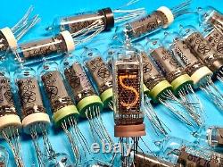 IN-14? -14 IN14 GAZOTRON. Nixie indicator tubes for clock. New. Same-date. Lot 11