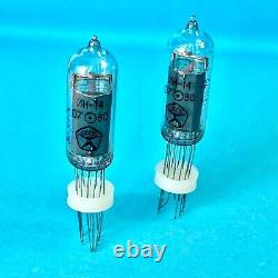 IN-14? -14 IN14 GAZOTRON. Nixie tubes for clock. New. Same-date. Lot 6 pcs