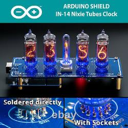 IN-14 Arduino Shield NCS314-4 Nixie Tubes Clock Column Sockets Arduino 4 TUBES