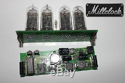 IN-14 NIXIE TUBE CLOCK ASSEMBLED WITH ADAPTER 4-tubes without enclosure retro