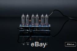 IN-14 NIXIE TUBE CLOCK ASSEMBLED WITH ADAPTER 6-tubes without enclosure retro
