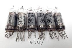 IN-14 NIXIE TUBE FOR CLOCK USED / TESTED / LOT OF 6Pcs