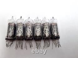 IN-14 NIXIE TUBE FOR CLOCK USED / TESTED / LOT OF 6Pcs