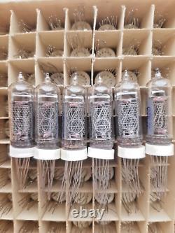 IN-14 Nixie Tube Soviet 100% Tested. For Clock. Lot 6 pcs