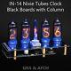 In-14 Nixie Tubes Clock 4 Tubes With Column And Sockets Slotmachine Black Boards