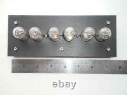 IN-14 Nixie Tubes Clock Wooden Case Blacklight New