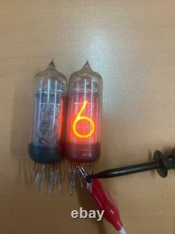 IN-14 Nixie Tubes Fine Mesh for Clock Used Tested Soviet USSR RARE 6pcs