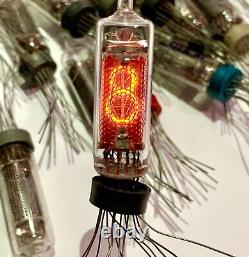 IN-16? -16 IN16 Gas-Discharge Indicator, Nixie Tubes For Clock, New, Lot 63 pcs