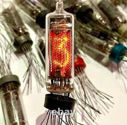 IN-16? -16 IN16 Gas-Discharge Indicator, Nixie Tubes For Clock, New, Lot 63 pcs