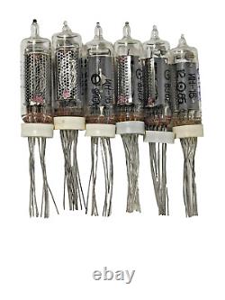 IN-16 NIXIE TUBE FOR CLOCK GLOW DISCHARGE INDICATOR TESTED / NEW / LOT OF 6Pcs