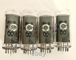 IN-18? -18 IN18 Nixie indicator tube for clock. New. Same-date. Lot 21 pcs