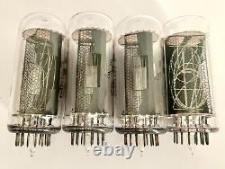 IN-18? -18 IN18 Nixie indicator tube for clock. New. Same date. Lot 4 pcs