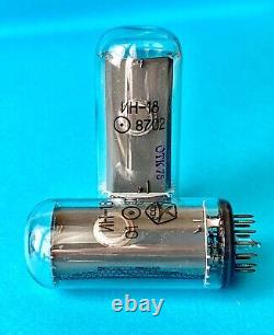 IN-18? -18 IN18 Nixie indicator tube for clock. New. Tested. Lot 3 pcs