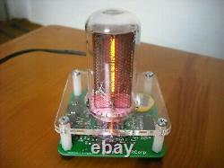 IN-18 Exclusive Single Digit NIXIE Clock+Acrylic enclosure RGB WITH TUBE